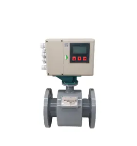Gas Liquid Oil Electromagnetic Cold Heat Meter DN Digital Display Fuel Diesel Sewage Integrated Industrial Flowmeter Flow meter