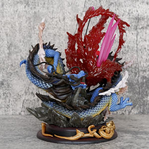 หุ่นพีวีซีขนาด17.5ซม. สำหรับอะนิเมะ1ชิ้นของเล่นหุ่นฟิกเกอร์แอคชั่นจากเกาะผีมังกร Zoro VS kaido - Product Image 4