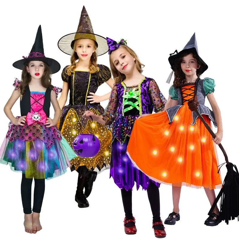 Halloween party costume witch fantasy dress costume Cosplay Halloween Cos Costume Elf Ghost Clothes for girls