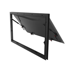 Fenêtre d'angle droite en aluminium pour caravane et camping-car, cadre carré à 90 degrés, design élégant à coins carrés, ouverture coulissante en aluminium - Product Image 3