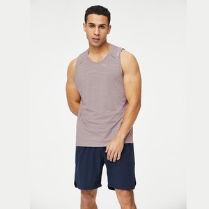 Men's Sleeveless Cooling Running Vest Loose Fit Breathable Gym Shirts Sports Active Workout Tank <b>Tops</b> With <b>Reflective</b> Strips - Product Image 6