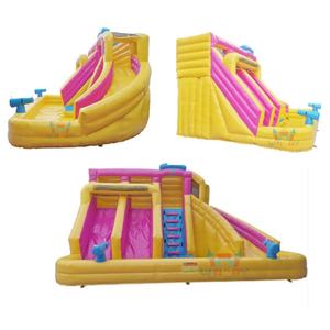 <span class=keywords><strong>Casa</strong></span> Inflable Comercial de PVC <span class=keywords><strong>con</strong></span> Toboganes Dobles, Castillo Inflable <span class=keywords><strong>con</strong></span> <span class=keywords><strong>Piscina</strong></span> y Trampolín Combinado para <span class=keywords><strong>Alquiler</strong></span> - Product Image 1