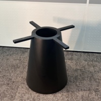 Table Basse Ronde Polyvalente de Haute Qualité, Table de Négociation et de Réception Multi-usages, avec Structure en Métal Fer pour Coin de Hall