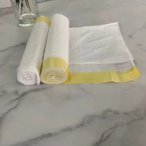 Tùy chỉnh nhiệm vụ nặng nề dùng một lần nhựa rác dây rút bin túi với ống đồng in ấn cho hộ gia đình mèo xả rác xử lý - Product Image 2