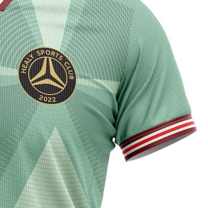 Snel drogende, hoogwaardige voetbaltenue set, sublimatie, heren sportkleding, club voetbaluniformen, nieuw seizoen - Product Image 4