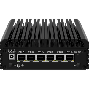 12th Gen N100 I3 N305 6x2.5GbE güvenlik duvarı donanım yönlendirici 6xNics güvenlik duvarı aletleri VPN yönlendirici ev sunucusu 3x4K fansız Mini PC - Product Image 1
