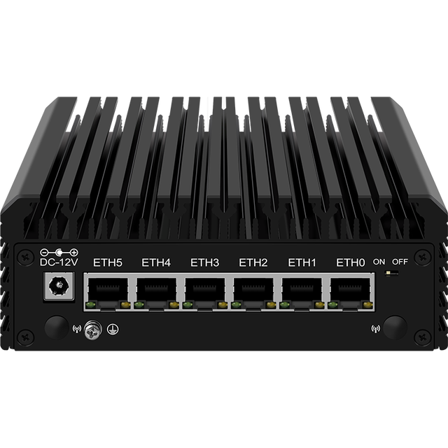 12th Gen N100 I3 N305 6x2.5GbE Firewall Hardware Router 6xNics Firewall Appliance VPN Router Home Server 3x4K Fanless Mini PC
