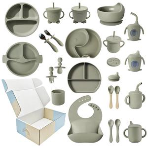 ชุดอาหาร<span class=keywords><strong>เด็ก</strong></span> 8 in 1 ผลิตจากซิลิโคน ประกอบด้วย แผ่นรองจาน ชาม ช้อน ส้อม แก้วหัดดื่ม ชุดอาหารสำหรับ<span class=keywords><strong>เด็ก</strong></span> ชุดรับประทาน<span class=keywords><strong>อาหาร</strong></span><span class=keywords><strong>เด็ก</strong></span> - Product Image 4