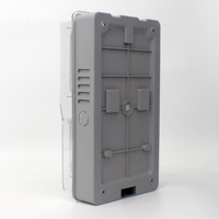 Caja Electrónica Transparente Antiflama GA17 IP65 Monofásica, Caja de Medidor de Energía Eléctrica Transparente de Plástico Ignífugo