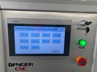 Scie à pont à bloc unique 4+1 axes, système CNC automatique, machine de découpe de pierre robuste pour marbre et granit, moteur 25KW