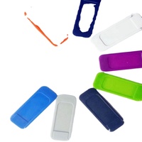 Cache-webcam personnalisable en acier inoxydable pour ordinateur portable, coulissant, imprimé par transfert thermique, idéal pour les cadeaux promotionnels d'entreprise multiples