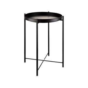 Small <b>side</b> <b>table</b> - Waterproof metal <b>side</b> <b>table</b>, small sofa, coffee <b>side</b> <b>table</b>, bedroom indoor/<b>outdoor</b> with detachable tray - Product Image 5