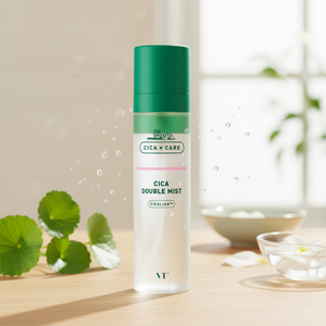 VT CICA Herbal Double Mist Nozzle Serum Cream Natural Organic K-Beauty Cosmetic Ampoule Double 120ml - Product Image 3