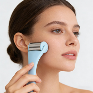 Rouleau de massage glacé pour le visage et les yeux, système de dermaroller rafraîchissant pour femmes, anti-gonflement et raffermissant pour la peau - Product Image 6