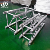Conjunto de piezas de armazón de aluminio de 400x400 mm para exhibiciones de escenarios con estructuras de iluminación