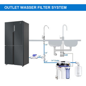 Универсальный Соединительный Набор 15 м 20 м впускной трубы для воды 1/4 дюймов до 3/8 дюймов соединитель для шланга для холодильника с резаком для шланга - Product Image 6