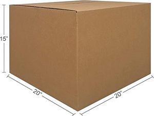 Cajas Móviles de Cartón-Paquete de 6, Grandes, <span class=keywords><strong>20</strong></span> "X <span class=keywords><strong>20</strong></span>" X 15 ", Marrón - Product Image 4