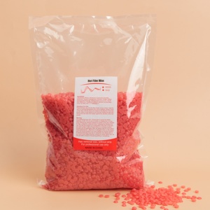 1kg di <span class=keywords><strong>viso</strong></span> per il corpo brasiliano Bikini e gambe indolore rosso fragola <span class=keywords><strong>ceretta</strong></span> perline per le donne degli uomini - Product Image 1