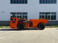 Camion benne minier souterrain à profil bas UK-8 avec télécommande ISO et CE, capacité de charge 8t