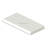 4x6 blanc grande serre en plastique hydroponique agriculture inondation table de culture de légumes à vendre