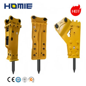 China Venda Quente Caixa/Tipo Superior Hidráulica Rock Breaker Demolição 68 75 45 140 155 mm Shank Diâmetro Escavadeira Martelo Disjuntor - Product Image 1