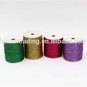 Factory wholesale gold & silver 8spun metallic yarn