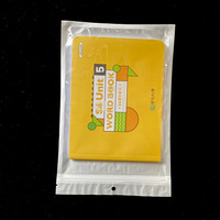 Sacs en plastique pour petites entreprises, réutilisables, refermables, sous vide, avec fenêtre mate, impression flexo, recyclables, pour rangement et emballage d'écouteurs