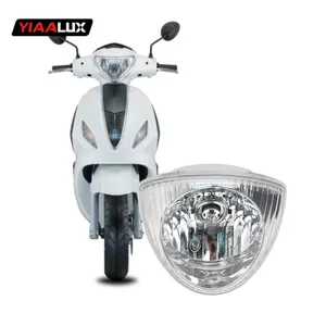 ヘッドランプ電球E6E-Markハイロービームヘッドライトオートバイヘッドランプライトfor PIAGGIO FLY 50 2T 4T 100125 Euro 3