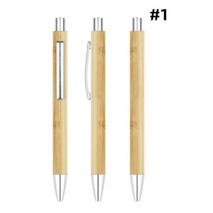 ปากกาลูกลื่นเจลไม้ไผ่คุณภาพสูงแบบกำหนดเองได้ พร้อมหัวเขียนแบบ Stylus สำหรับสลักลาย เป็นมิตรกับสิ่งแวดล้อม ขนาดหัวเขียน 1.0 มม. เหมาะสำหรับใช้เป็นของแจก - Product Image 2
