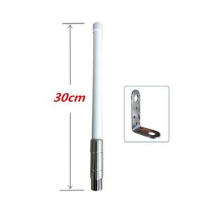 เสาอากาศแบบ Omni สำหรับสถานีฐานภายนอกอาคาร ความยาว 0.3 เมตร รองรับความถี่ 698-2700MHz 2.4GHz 4G LTE ทำจากไฟเบอร์กลาส พร้อมขายึดสำหรับการสื่อสารไร้สาย - Product Image 2