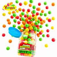 Vente en gros de chewing-gums géants en forme de pastèque, saveurs de fruits assorties, pour les cadeaux de fête