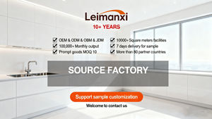 Évier de cuisine moderne Leimanxi en acier inoxydable SUS304, modèle 8146, épaisseur 0,75 mm, grand évier simple intégré à 4 trous, électrolyse - Product Image 4