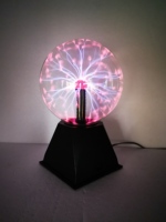 Sphère ionique électrostatique moderne, boule plasma électrostatique avec contrôle sonore sensible au toucher, pour cadeaux