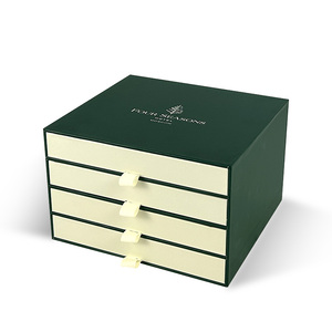 Recyclable Rigid Grey Board Matte Finish Sliding Drawer <b>Box</b> Packaging Premium <b>Gift</b> <b>Box</b> for Jewelry Custom Logo - Product Image 1