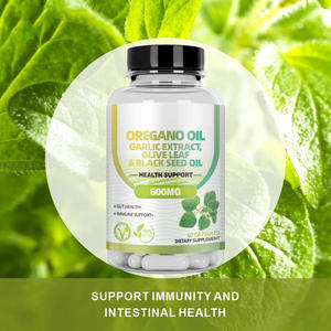 Capsules d'extrait d'huile d'origan pour la protection quotidienne de la santé des adultes, améliorant l'équilibre de la flore intestinale et le système immunitaire, huile d'origan - Product Image 6