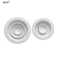 Moderne AC Grilles Diffuseurs Aluminium Accessoires Circulaire Vent Registers Climatisation