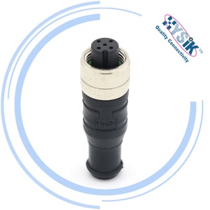 Kits de câbles de connecteurs électriques marins Interface M12 Résistance intégrée Prise mâle-femelle Câble d'alimentation pour moteur - Product Image 6