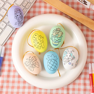 Painted Simulated Egg Toys <b>Plastic</b> DIY Drawing Craft For Children 3-6 Years Old <b>Animals</b> Nature Theme Unisex - Product Image 1