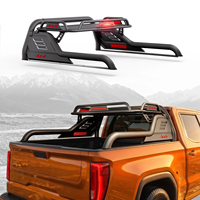 Barre de protection robuste anti-corrosion noire mate de 1,2 mm d'épaisseur pour pick-up, barre de protection en acier pour camion 4x4, Toyota Hilux Ford
