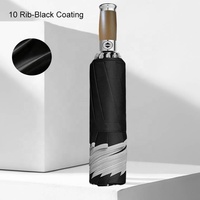 Parapluie inversé moderne à ouverture/fermeture automatique, réfléchissant, à 3 plis, avec protection UV, impression de logo personnalisée pour les voyages