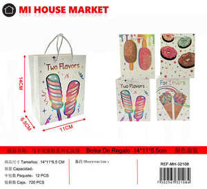 Sacchetto Regalo Serie Macaron Mi House Market, Stampa a 4 Colori, per Feste di Compleanno - Product Image 1