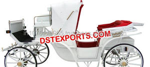 Royal Black Horse Drawn <b>Buggy</b> Carriage for Indian Wedding <b>Lightweight</b> Customizable Color & Size DST EXPORTS - Product Image 2
