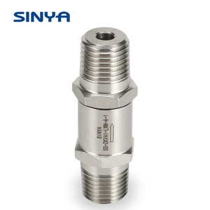 Nén Ống Đôi Ferrule Swagelok Loại 1/4 "3/8" 1/2 "Thép Không Gỉ Không Trở Lại Một Cách Cụ Kiểm Tra Van - Product Image 4