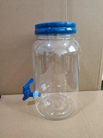 Distributeur de boissons en plastique avec robinet pour jus, idéal pour fêtes, restaurants, bars, buffets, et la revente, 3800ML 2500ML