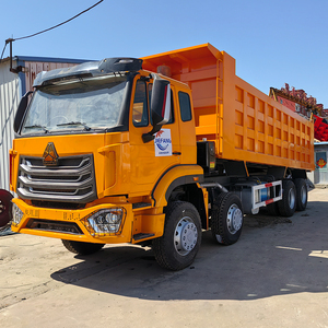 Camión volquete con volante a la derecha amarillo HOWO de fabricación china: nuevo punto de referencia de transporte eficiente y recientemente actualizado - Product Image 1