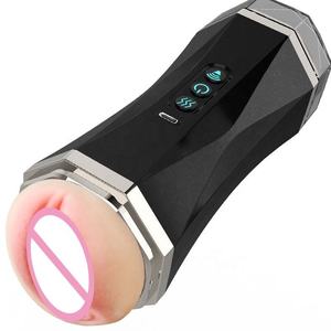 Masturbadores Masculinos Realistas con Funciones de Sonido y Calor, Vaginas de Bolsillo con Succión Automática, Juguete Sexual para Hombres - Product Image 1