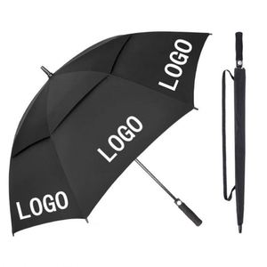 Golf <b>Umbrella</b> <b>Windproof</b> Extra Large Oversized Heavy Duty Double Canopy for Rain Sports Games Promotion Gift - Product Image 1