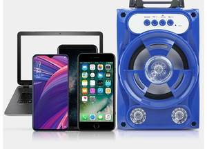 ลําโพงบลูทูธคาราโอเกะแบบพกพากลางแจ้งไฟ LED <span class=keywords><strong>ซับ</strong></span>วูฟเฟอร์ลําโพงไร้สาย - Product Image 4