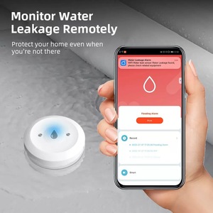 SIXWGH Tuya Zigbee 3.0 水漏传感器探测器 IP68 防水洪水警报器，高灵敏度 0.5 毫米，需要 Zigbee 网关 - Product Image 3