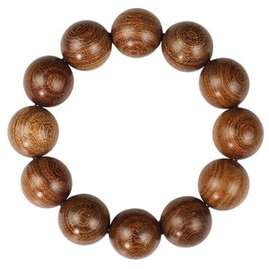 Golden Sandalwood <b>Bracelet</b> 20mm 12 Beads Chinese Style Religious Jewelry Hangzhou Origin JST201203 - Product Image 5